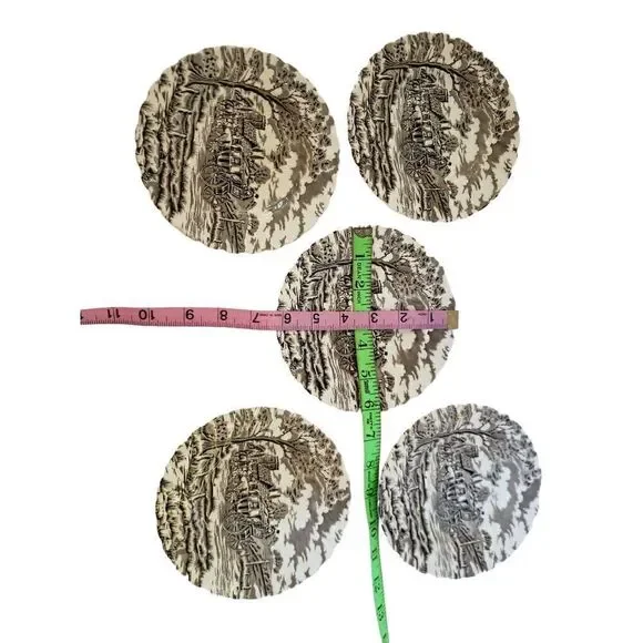 Royal Mail Fine Staffordshire Saucers - Picture 5 of 5